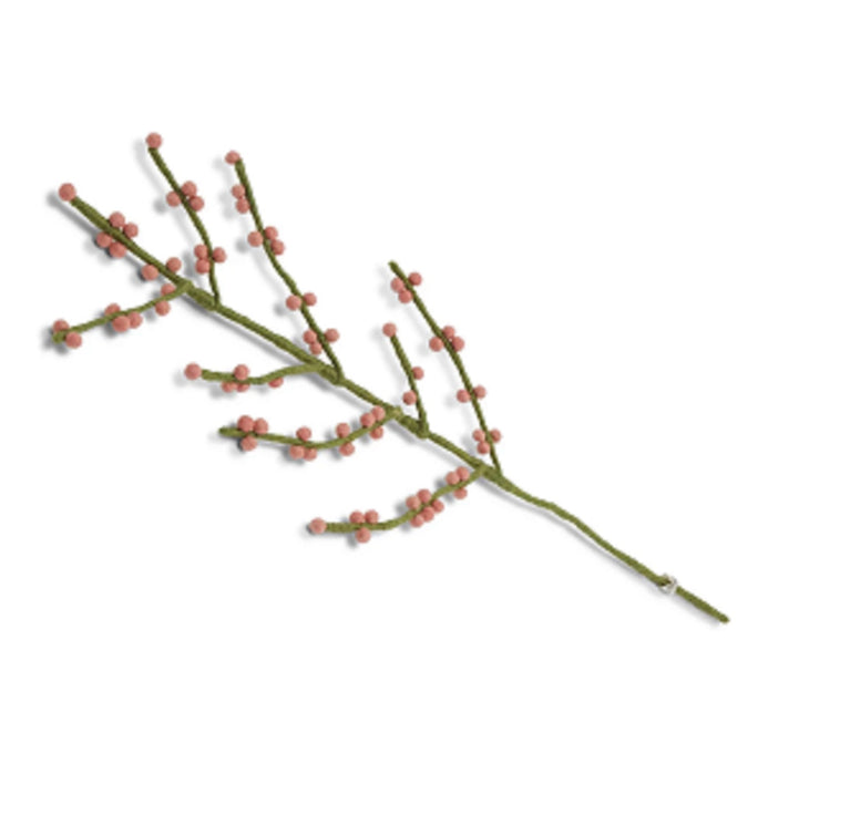 Deko-Zweige mit Beeren (1 Stück) - Ilex - 60 cm (Gry & Sif)