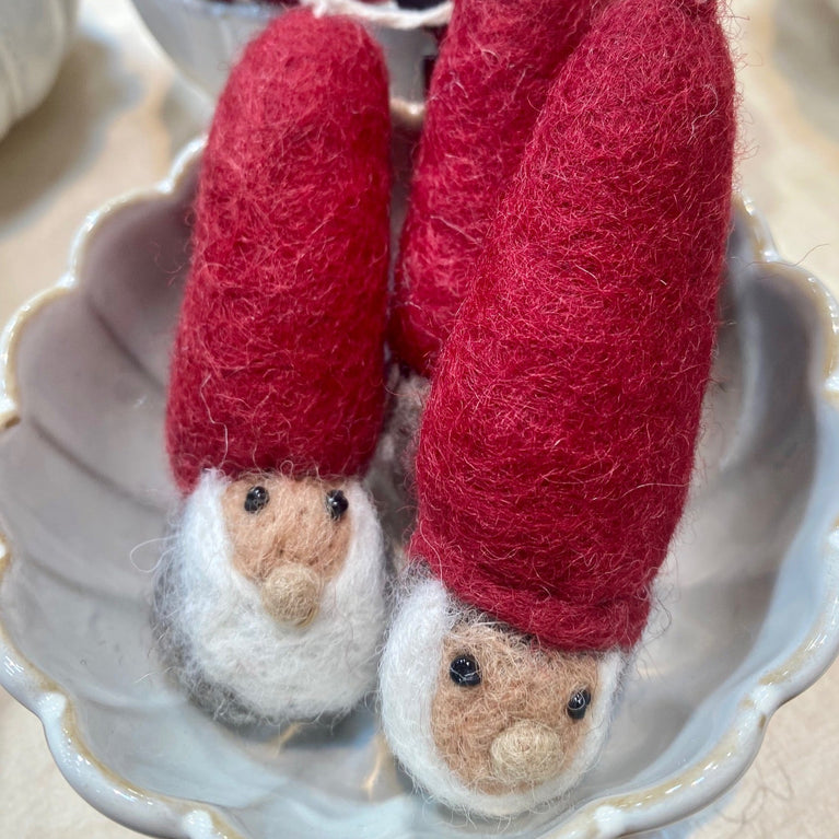 Weihnachtswichtel / Zwerge / Gnome (3 Stück) - Anhänger (Gry & Sif)