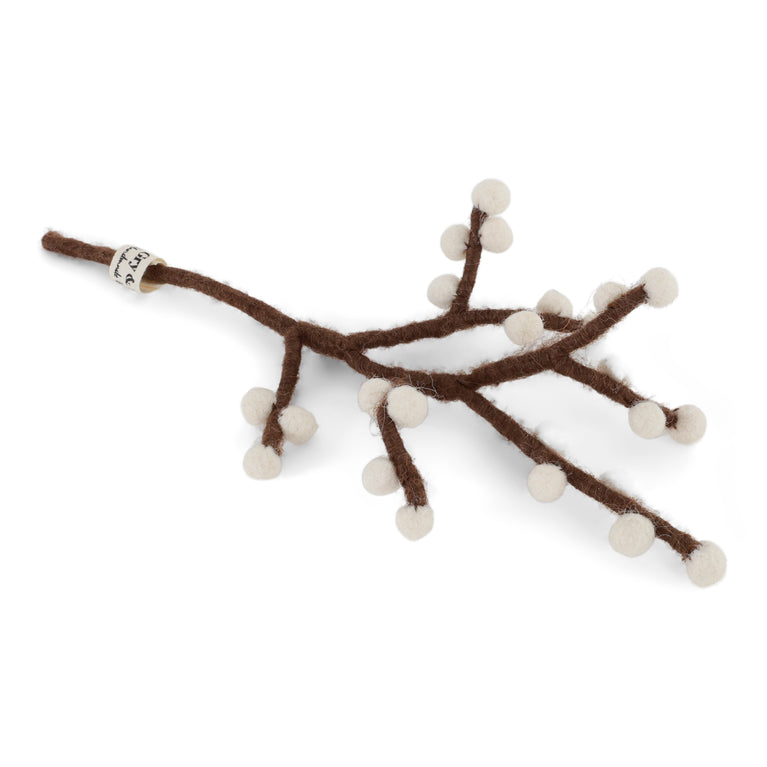 Mini Deko-Zweige mit Beeren (1 Stück) - Ilex - 19 cm (Gry & Sif)