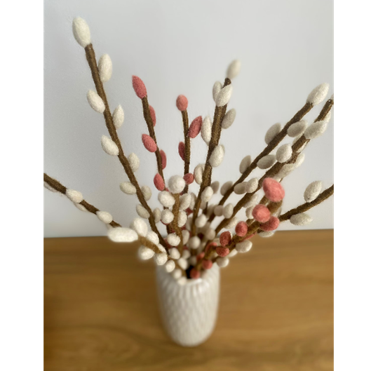 Palmkätzchen in rosa oder weiß - 43cm (Gry & Sif)