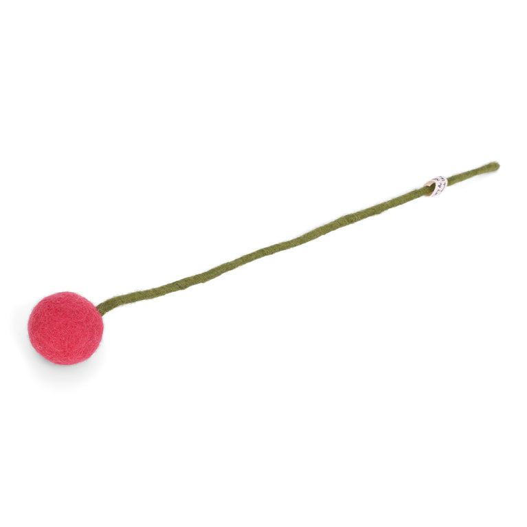 Filzblumen Kugelblumen (1 Stück) Ø3cm - 31 cm (Gry & Sif)