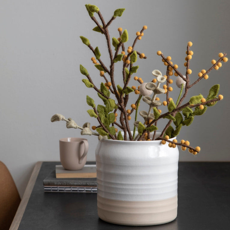 Blumenstrauß "Zweige Mix" Filzblumen 9 Stück - (Gry & Sif)