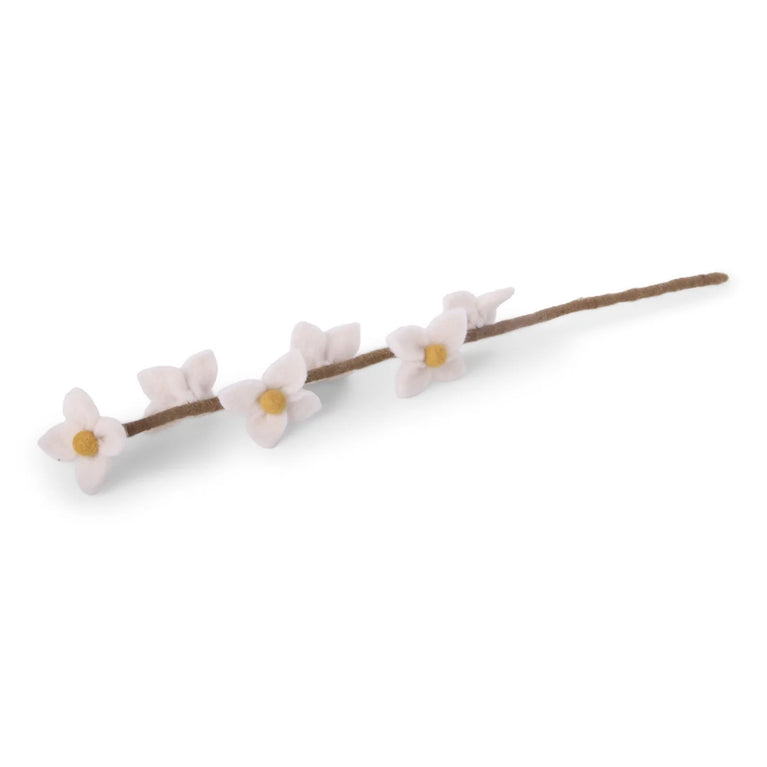 Orchidee - Filzblüten - Blütenzweig - 43 cm (Gry & Sif)