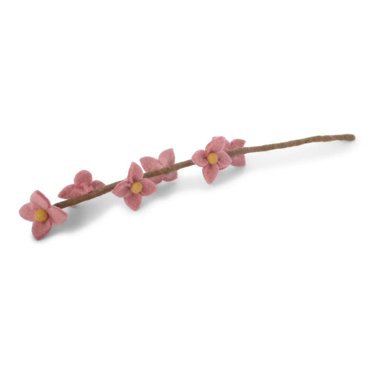 Orchidee - Filzblüten - Blütenzweig - 43 cm (Gry & Sif)