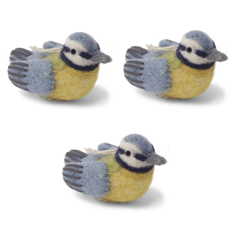 kleine Vögel (Meise / Fink / Spatz ) im Set oder einzeln - Anhänger (Gry & Sif)