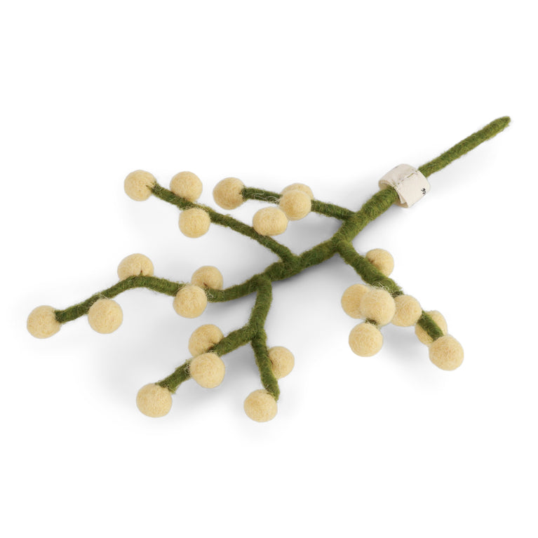 Mini Deko-Zweige mit Beeren (1 Stück) - Ilex - 19 cm (Gry & Sif)