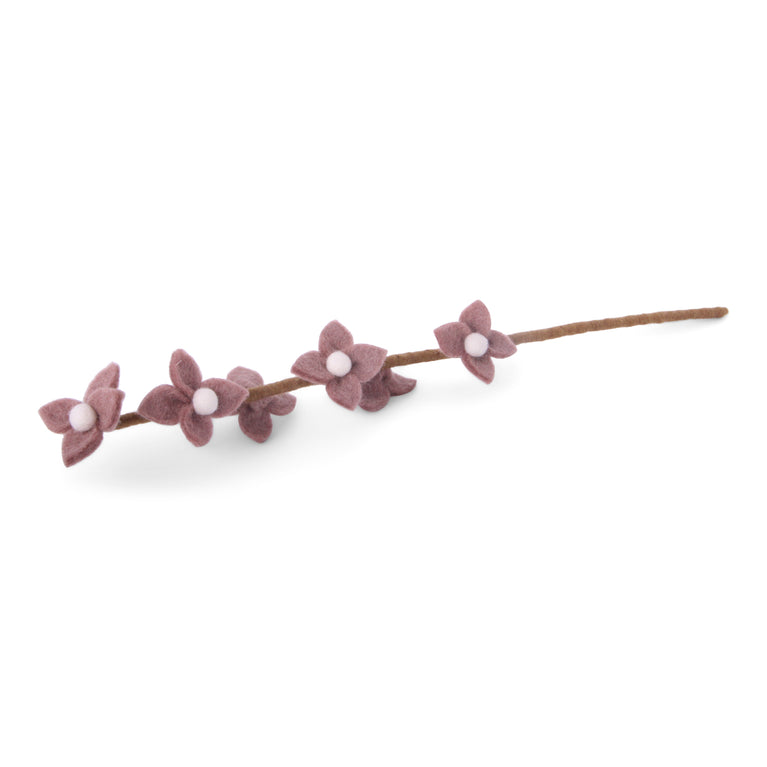 Orchidee - Filzblüten - Blütenzweig - 43 cm (Gry & Sif)