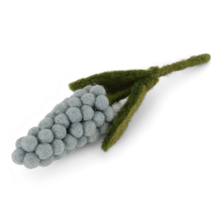 Hyazinthe / Perlhyazinthe weiß oder blau (1 Stück) - Filzblumen - 17cm (Gry & Sif) (Kopie)
