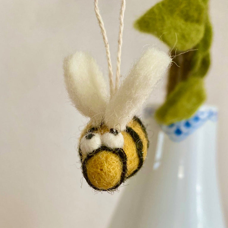 3er Set kleine Bienen oder Bienenkorb (1 Stück) - Anhänger (Gry & Sif)