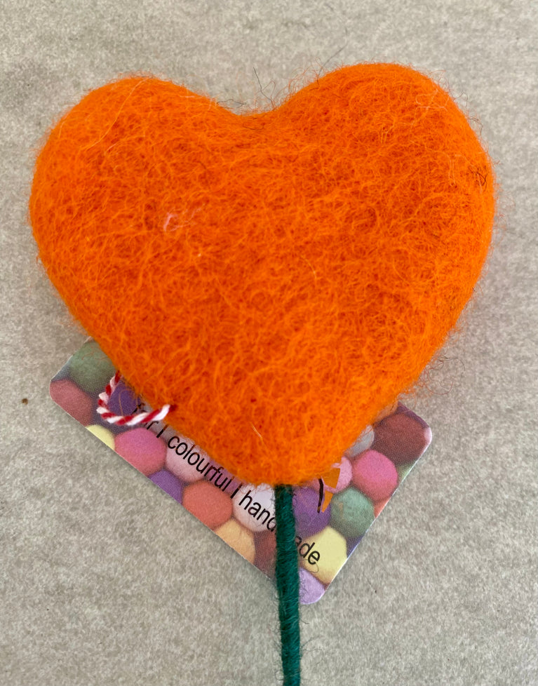 Herz am Stiel zum Valentinstag Muttertag, Stecker für Blumenstrauß (Nepalaya)
