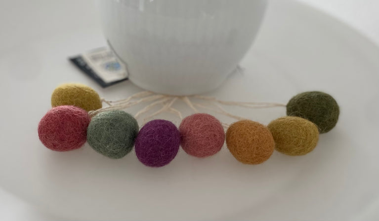 Mini Ostereier Filz, Ostern-Deko - 8 Stück - Anhänger Filz (Gry & Sif)