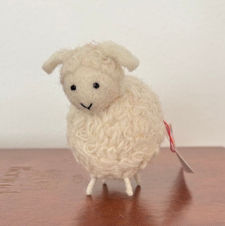 Wollschafe Schäfchen Schafe Lamm Ostern-Deko - 1 Stück - Filz (Nepalaya)