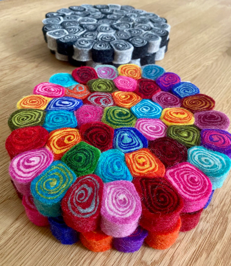 Filz Untersetzer Marshmallow - Nepalaya