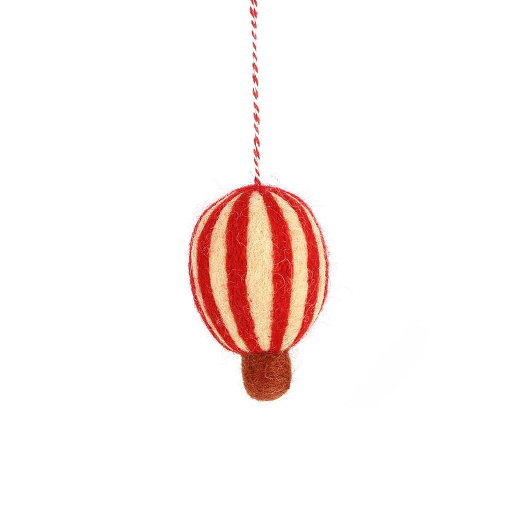 Heißluftballon Ballon Anhänger, Filz Weihnachten Deko (Globo Fair Trade)