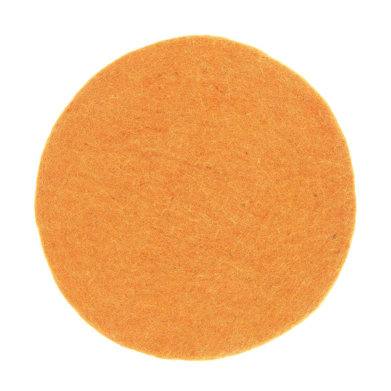 Flache Sitzkissen Sitzmatte YESHE (1cm) aus 100% Wolle, rund, Ø35cm, Stuhlkissen (Globo Fair Trade)