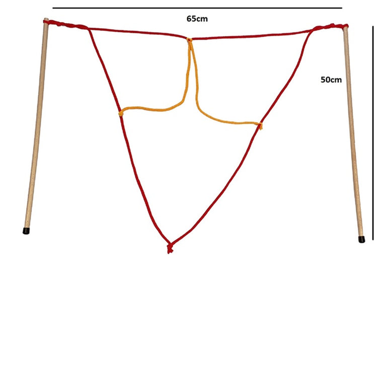 Set aus Seifenblasen-Ring / Riesenseifenblasen-Stab (50cm) + Pulver für 5L Seifenblasenlösung- ab 4 Jahre