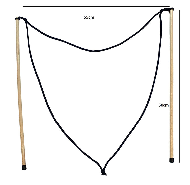 3 Paar Riesenseifenblasen Stäbe "klassisch" (50cm Holz) + Pulver 10L Seifenblasenflüssigkeit