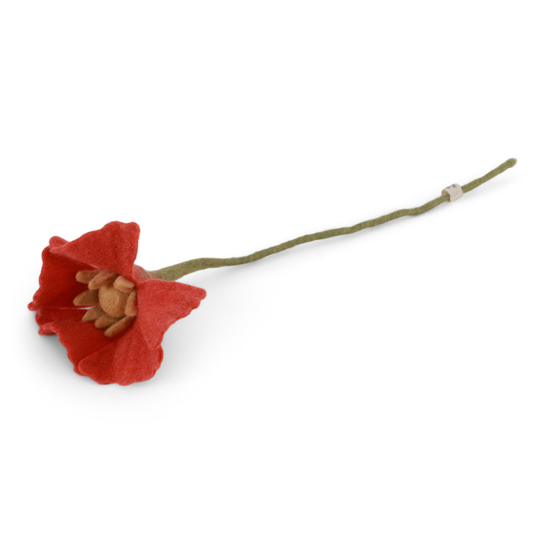 Mohnblume aus Filz Klatschmohn - Filzblume 32cm (Gry & Sif) (Kopie)