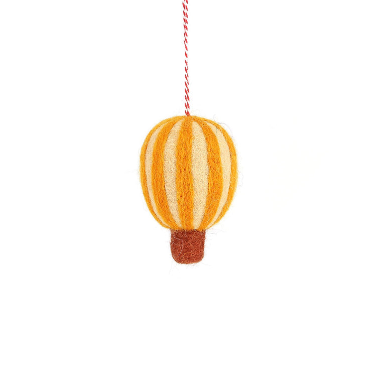 Heißluftballon Ballon Anhänger, Filz Weihnachten Deko (Globo Fair Trade)