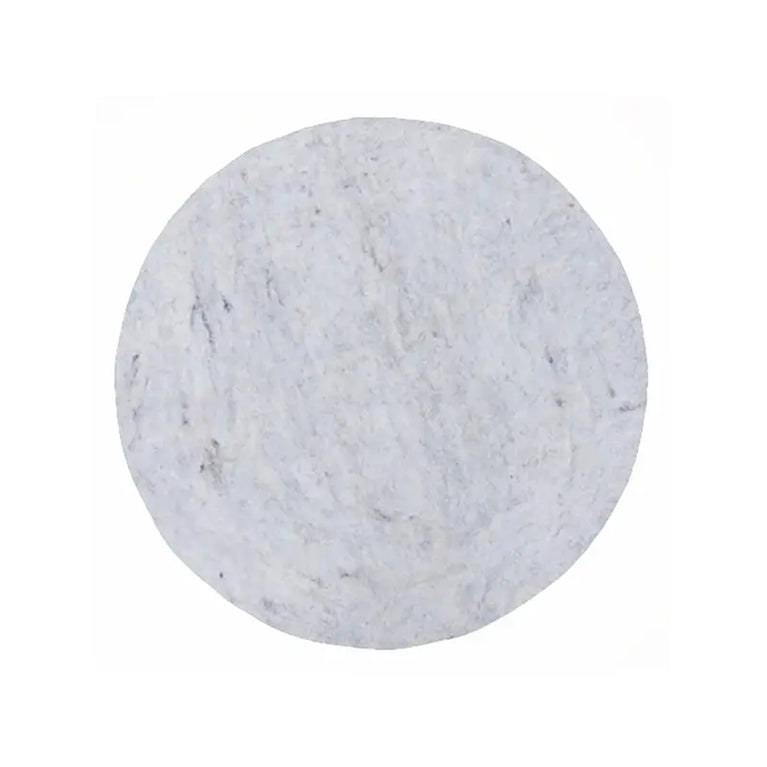 Flache Sitzkissen (1cm) aus 100% Wolle, rund, Ø40cm, Stuhlkissen (Nepalaya)