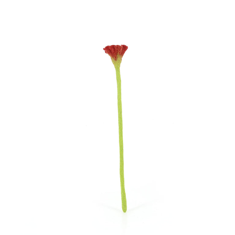 Mohnblume Fantasieblume aus Filz (1 Stück o. 12 Stück) - Filzblumen (GLOBO Fair Trade Partner)